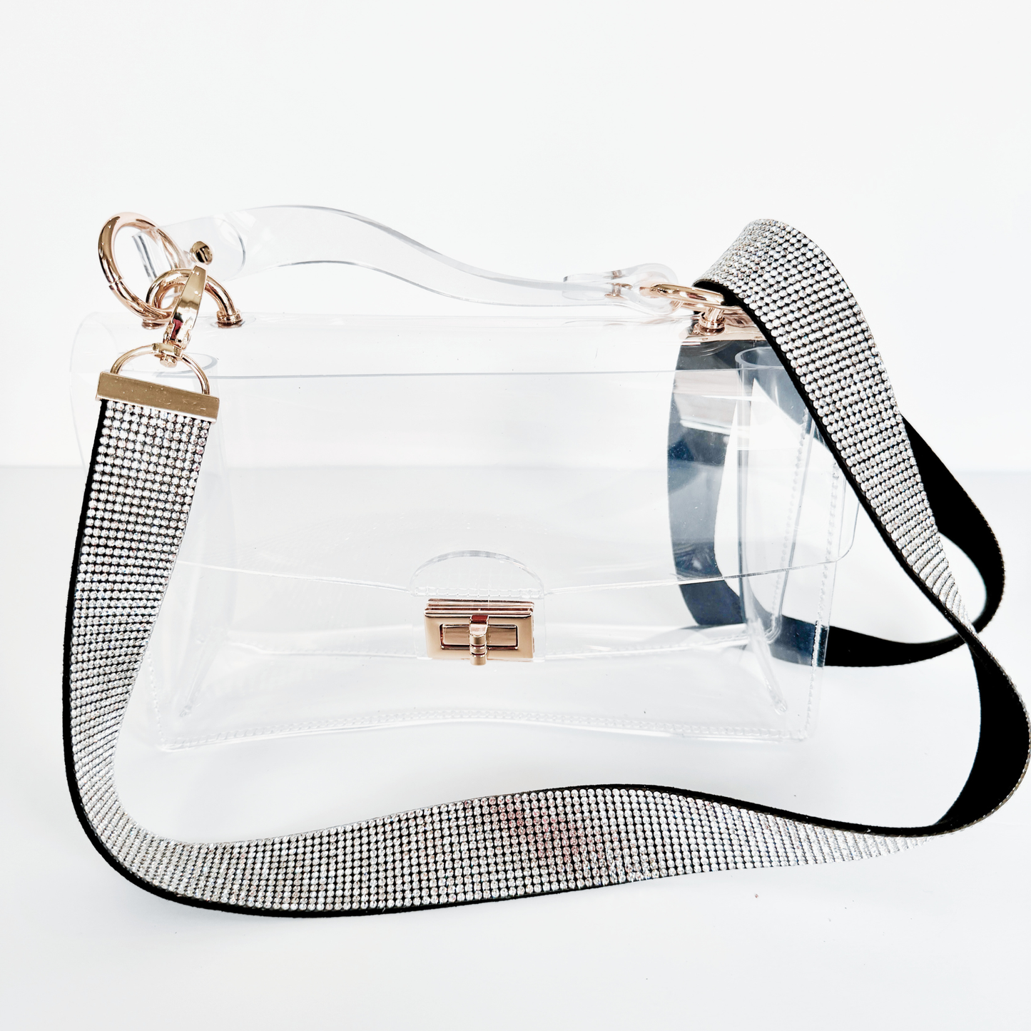 Silver Rhinestone Strap