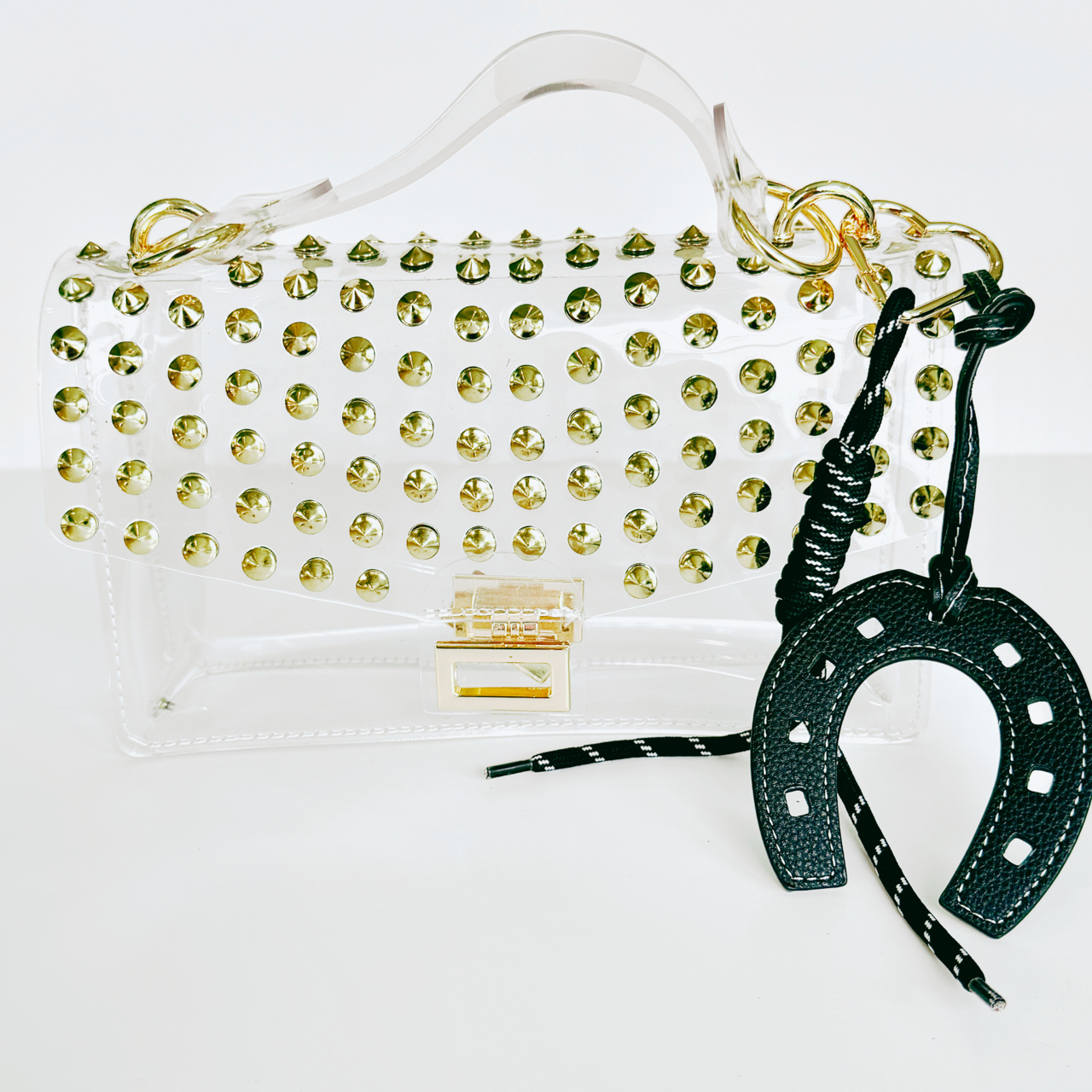Black Horseshoe Charm