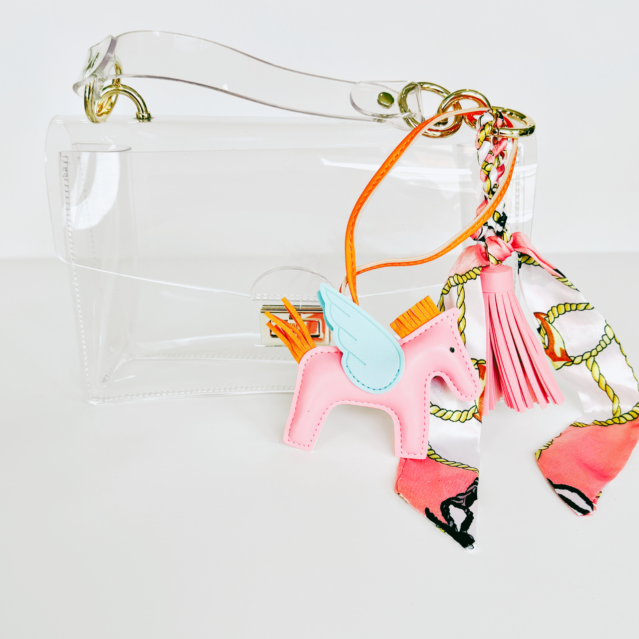 Pink Unicorn Charm