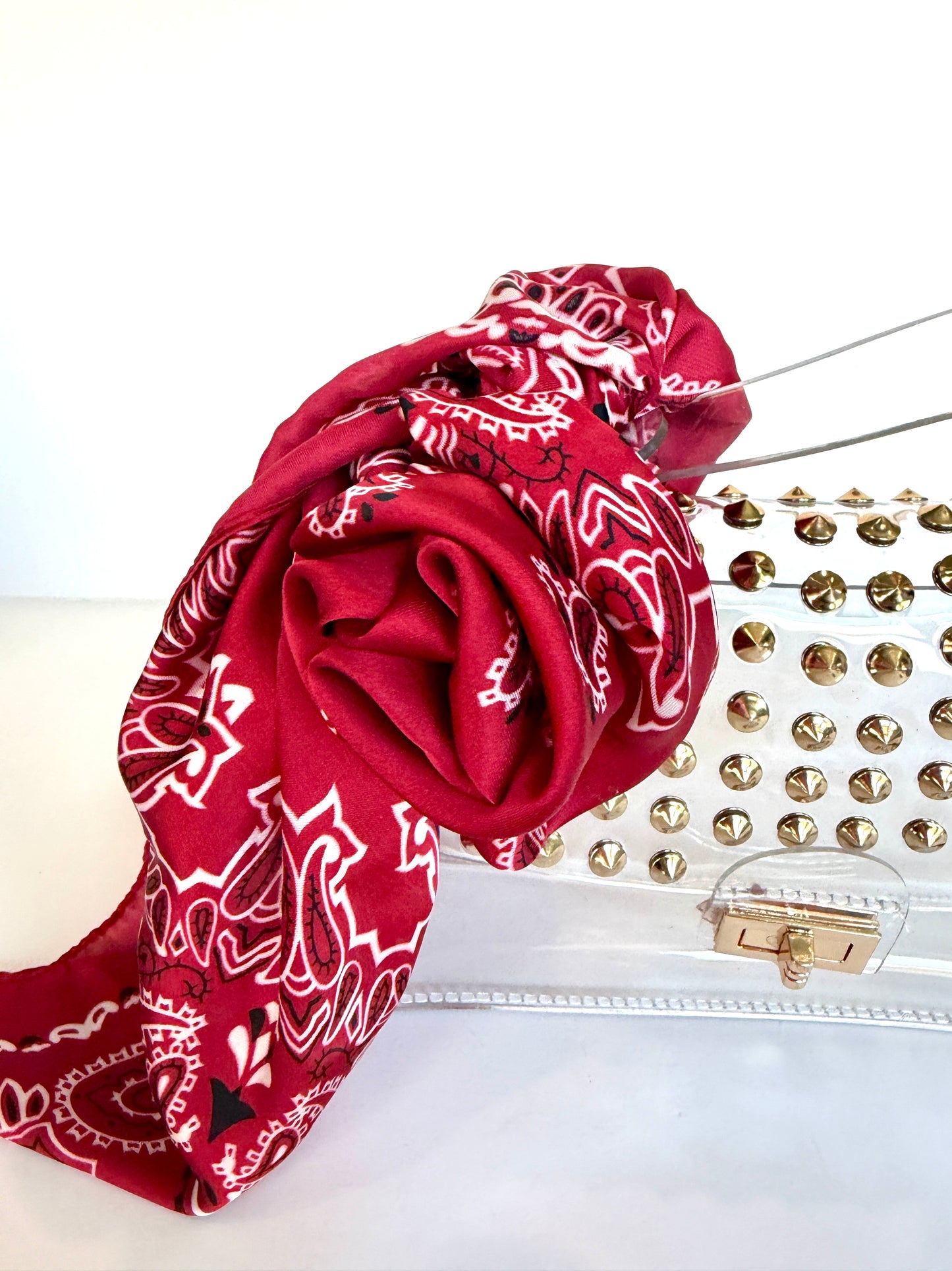 Red Bandana Scarf