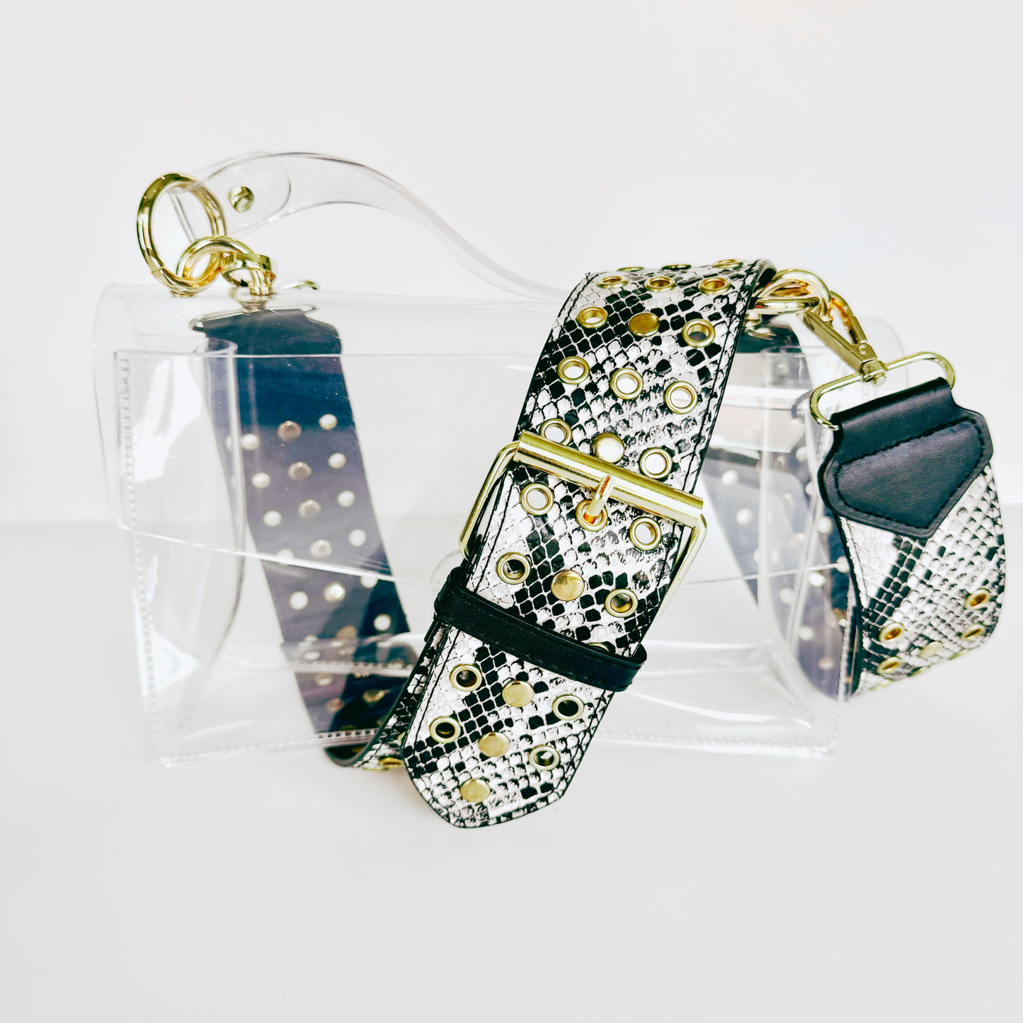 Black Snakeskin Strap
