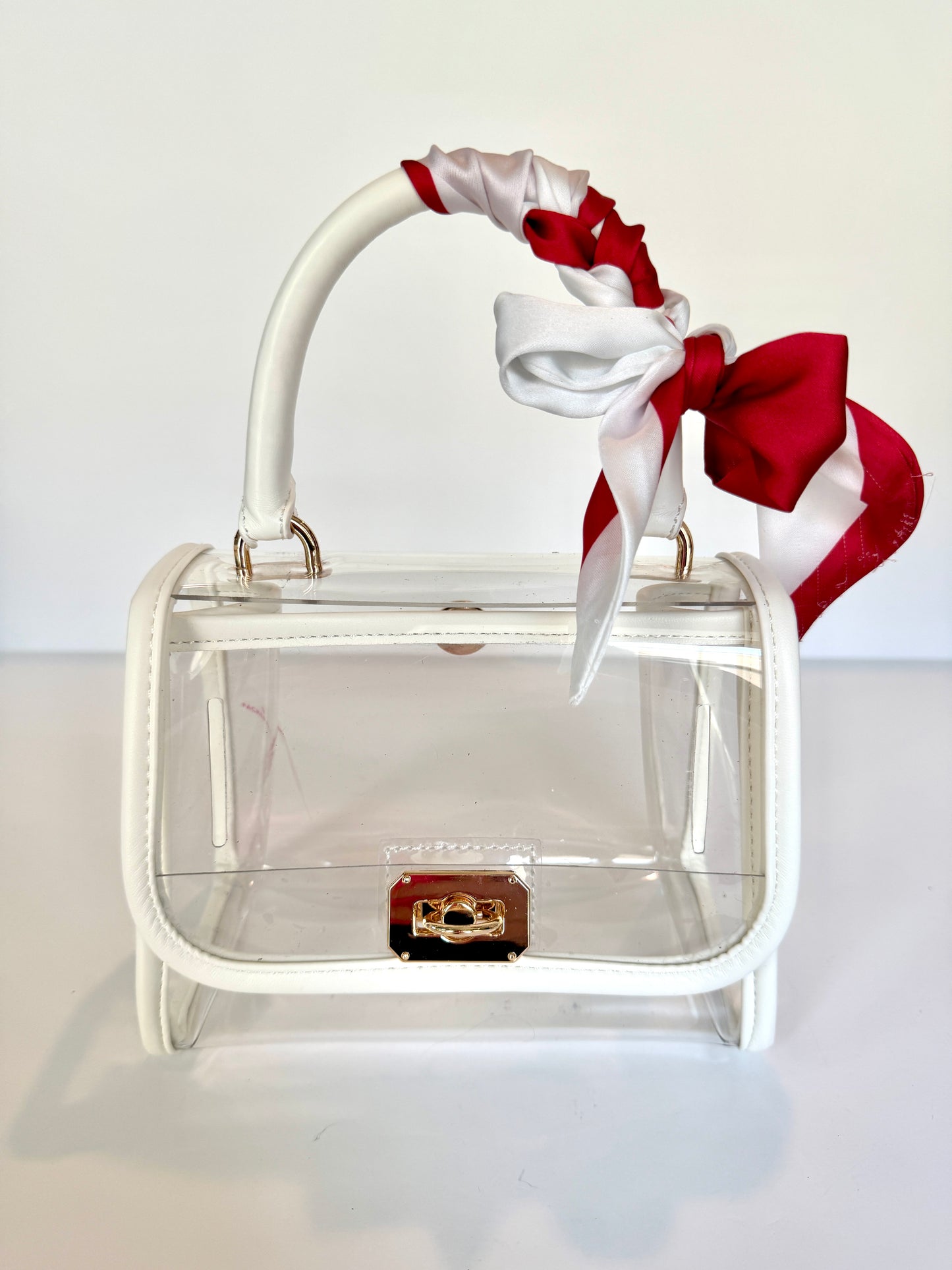 Red & White Twilly