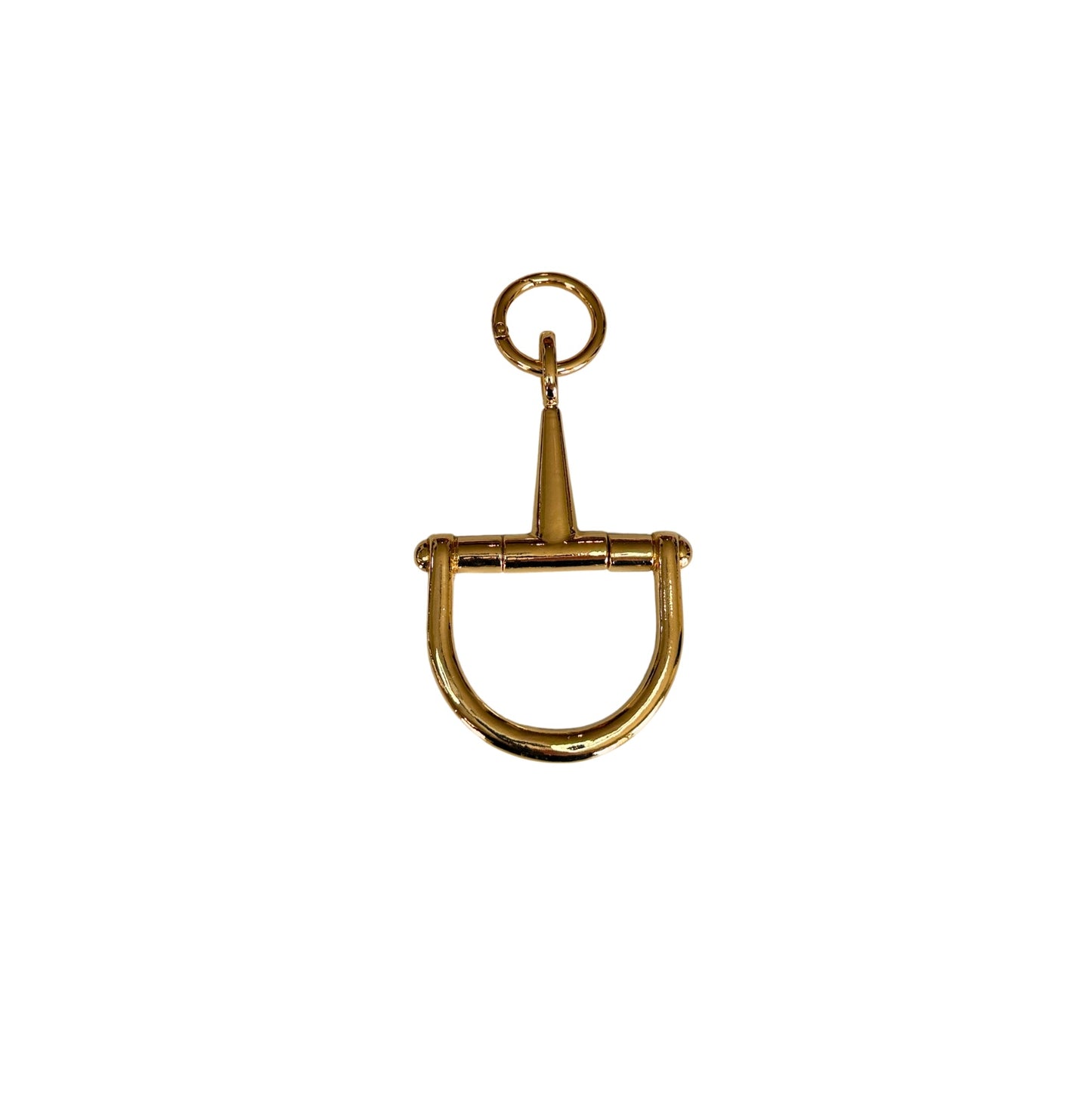 Gold Horse Bit Charm