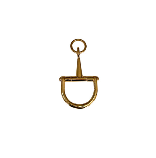 Gold Horse Bit Charm