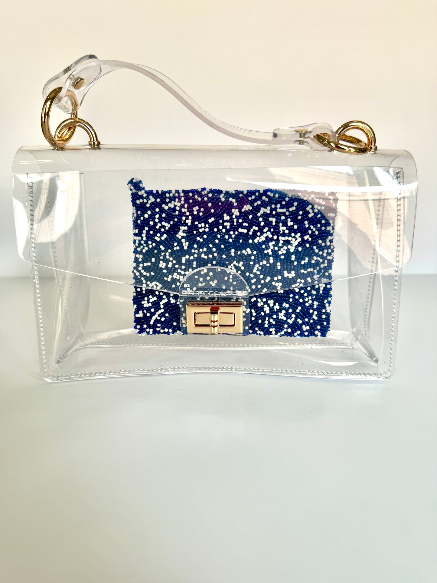 Blue Beaded Insert