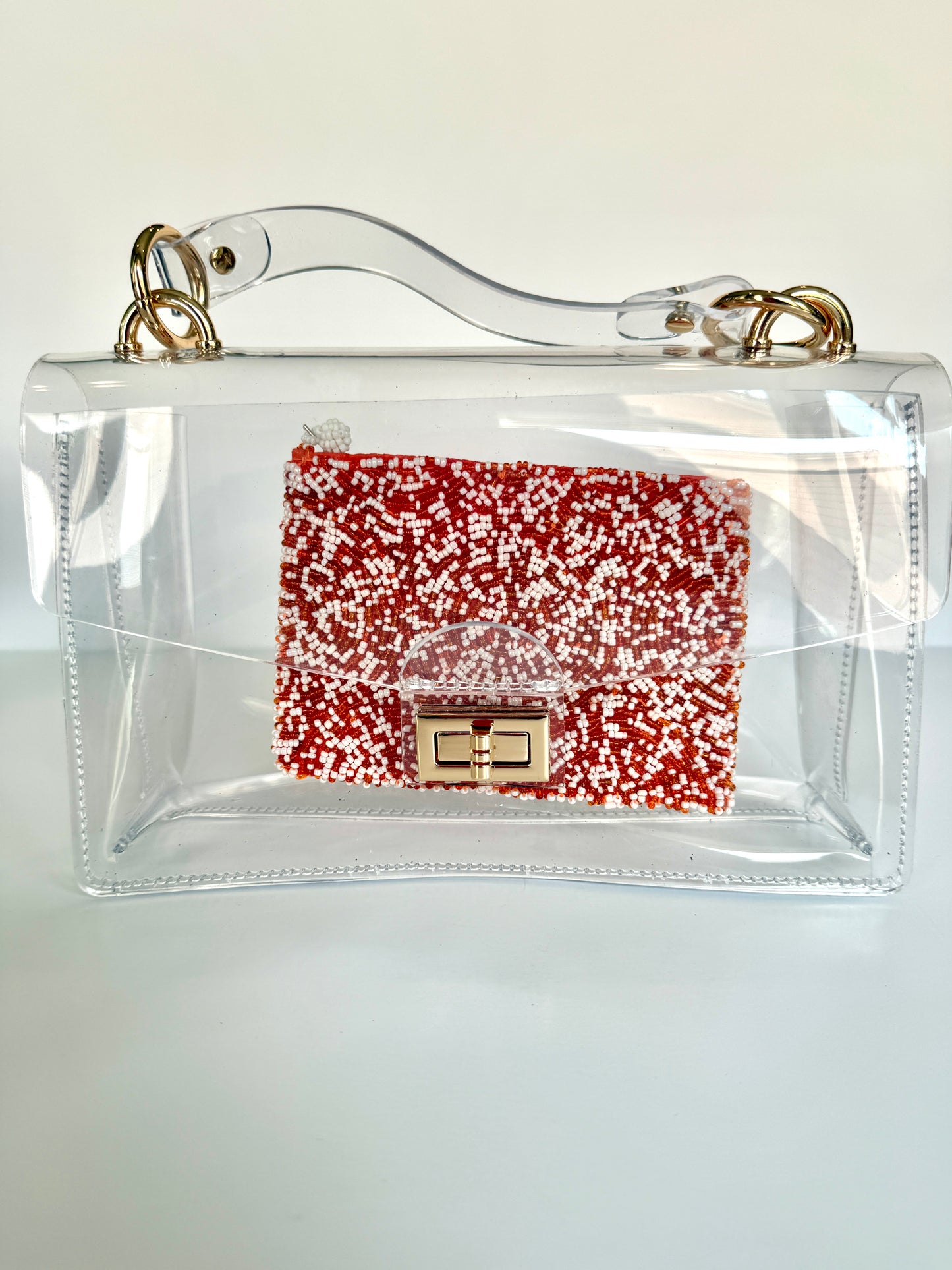 Orange Beaded Insert