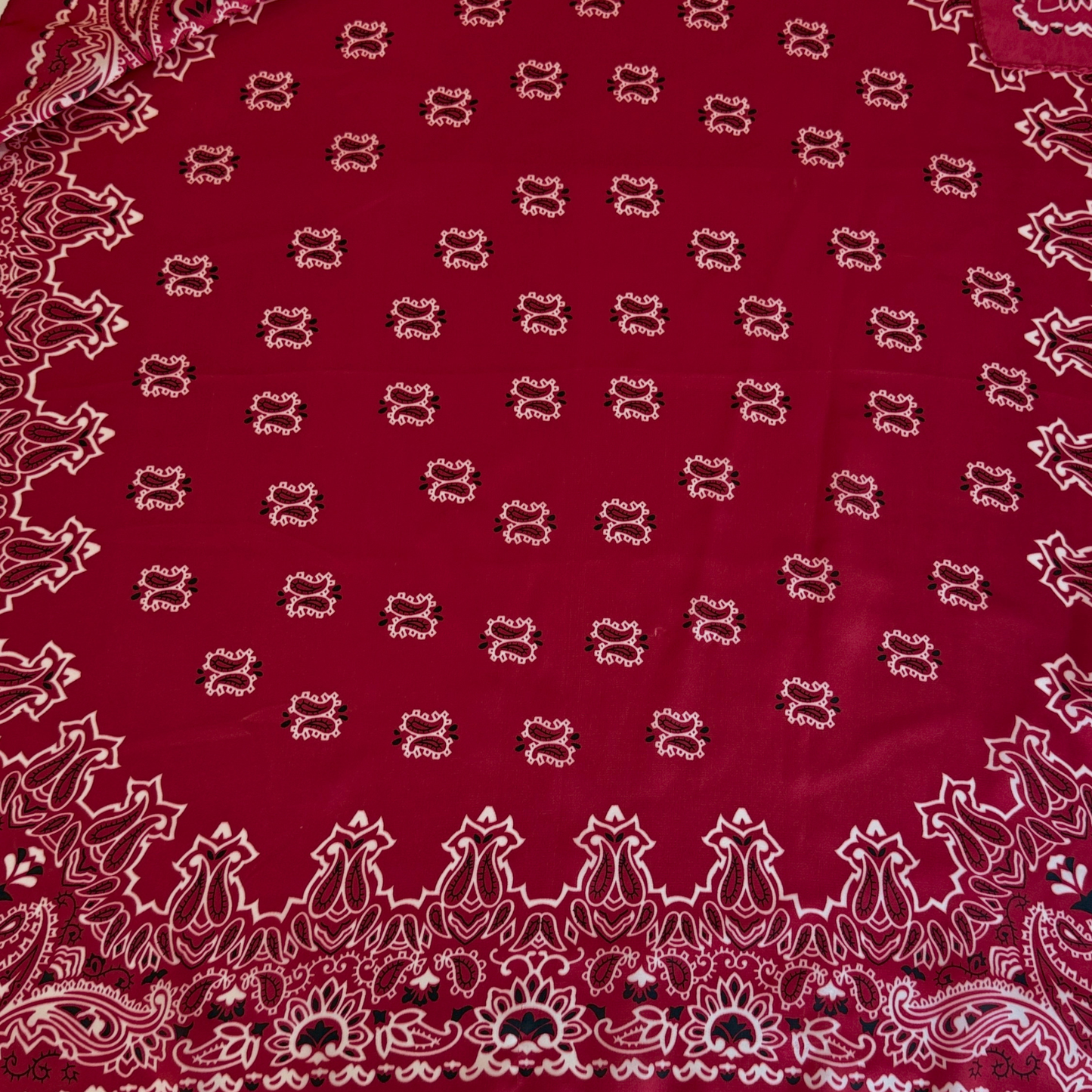 Red Bandana Scarf