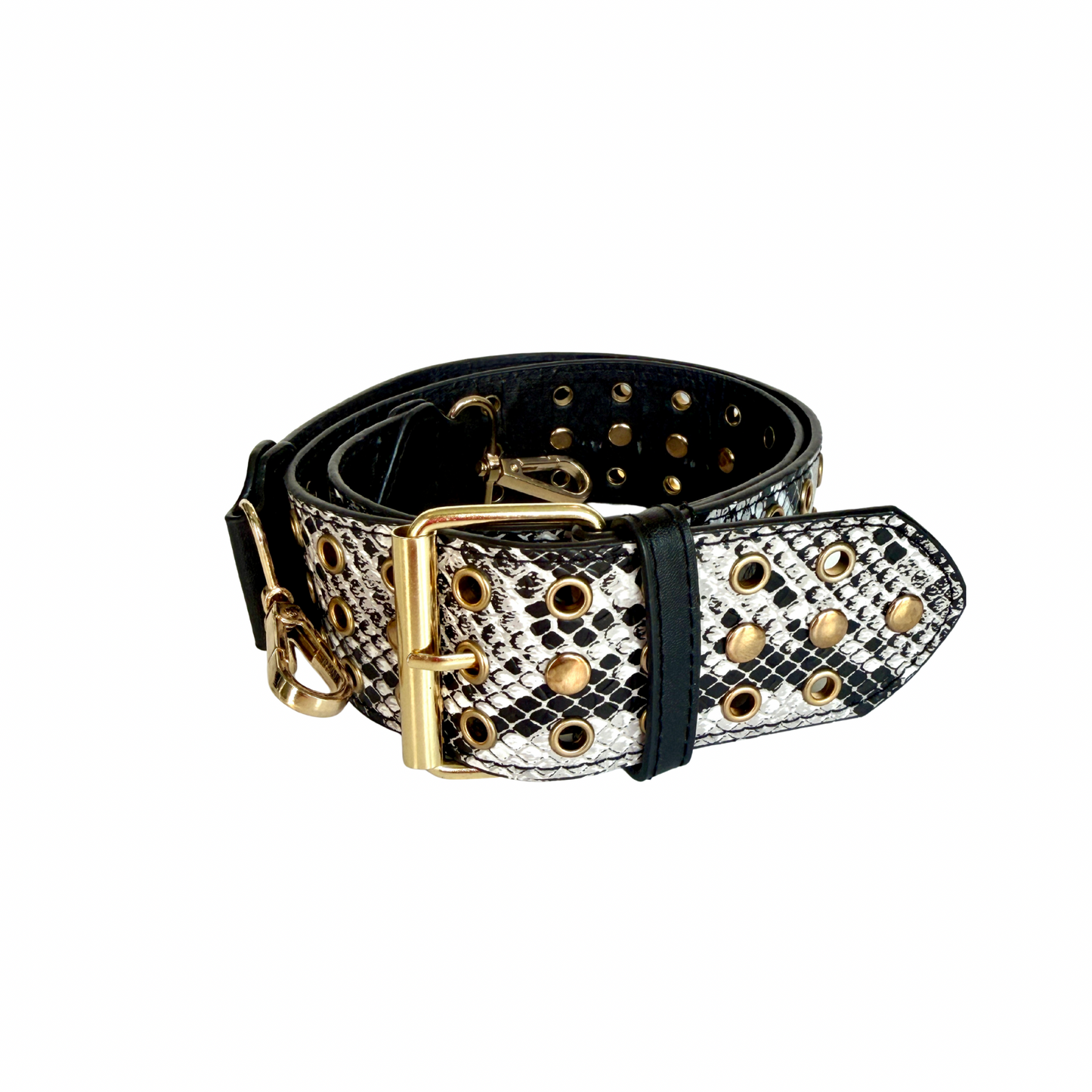 Black Snakeskin Strap
