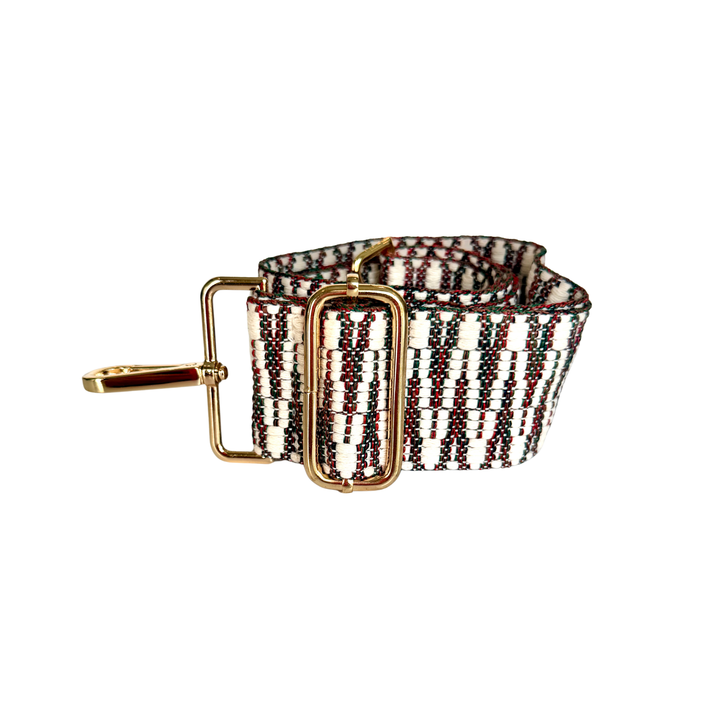 Maroon Pattern Canvas Strap